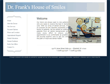 Tablet Screenshot of drfrankshouseofsmiles.com